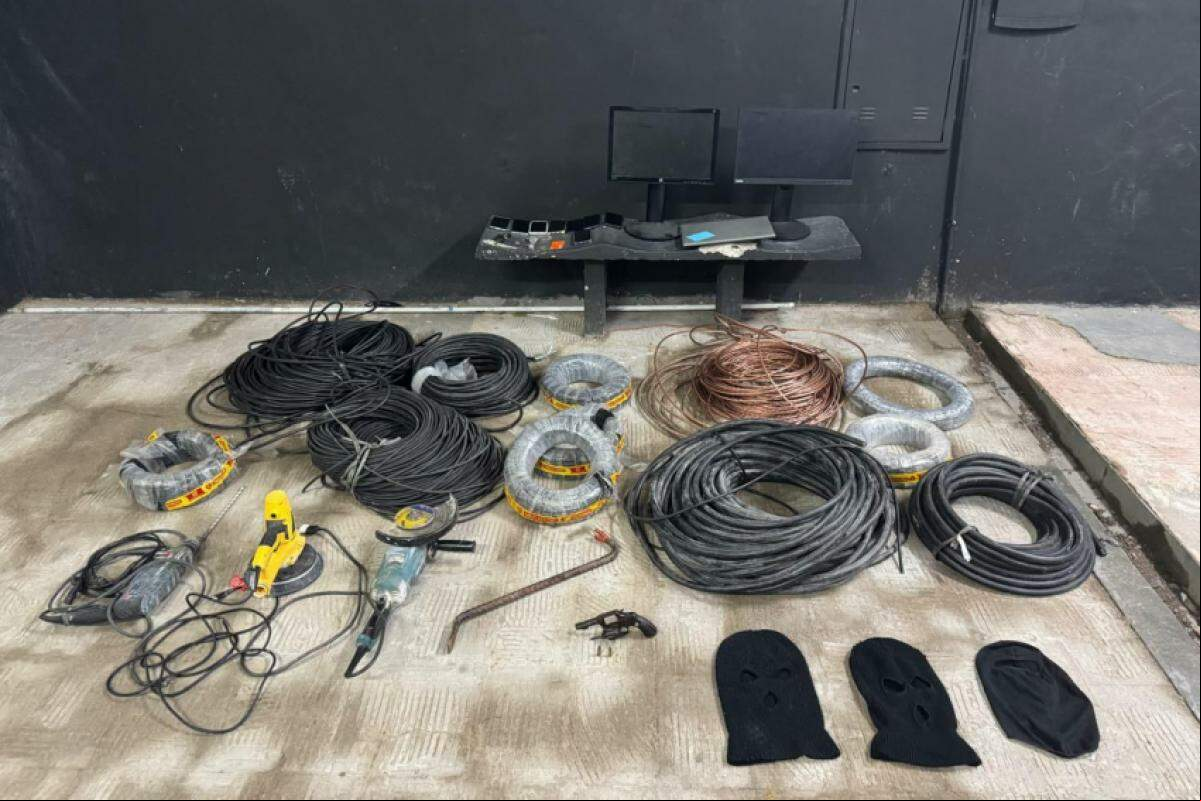 Equipamentos apreendidos 