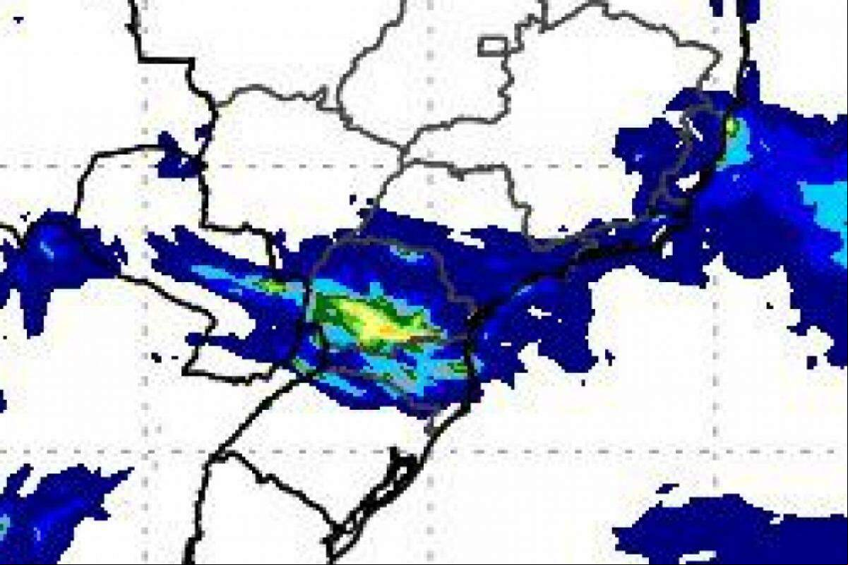Litoral tem chuva prevista